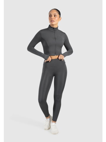 SMILODOX Crop Jacke Nilai in Anthrazit