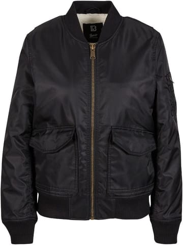 Brandit Jacke "Women Sherpa Bomberjacket" in Schwarz