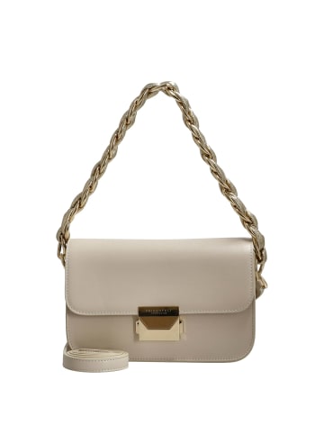 Seidenfelt Hallila Boxy Crossbag - Schultertasche 21 cm (black) in beige