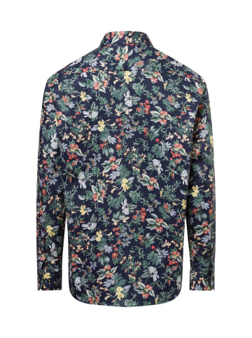 Eterna Hemd in marine mehrfarbig