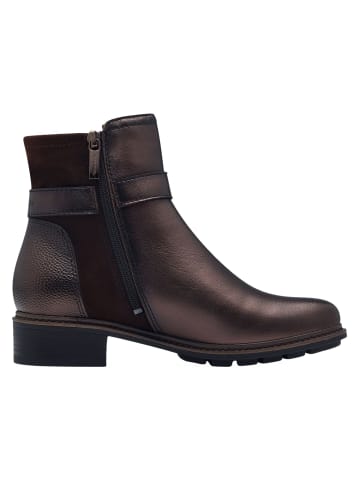Tamaris Stiefelette in MOCCA METALL.