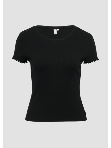 QS T-Shirt in 9999_schwarz