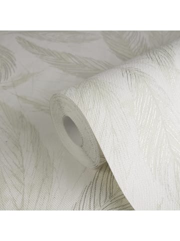 A.S. Création Tapete Palm Serenity in Salbeigrün