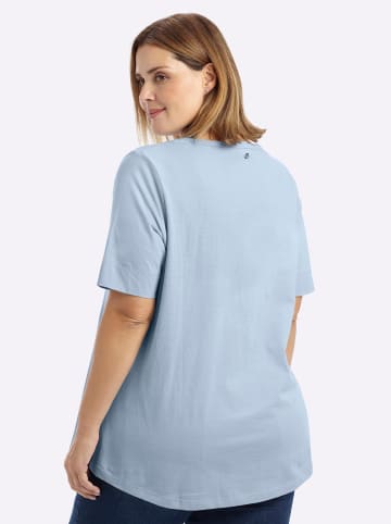 sheego T-Shirt in hellblau