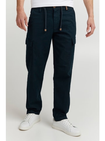 INDICODE Cargohose IDMosat 60275MM Cargohose aus Leinenmix in Blau