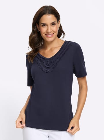 WITT WEIDEN Kurzarm-Shirt in marine