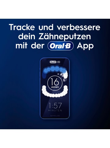 Oral-B Elektrische Zahnbürste "iO Series 10 + Lade-Reiseetui" in Weiß