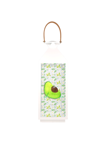 Mr. & Mrs. Panda Gartenlaterne Avocado Schwangerschaft ohne Spruch in Transparent