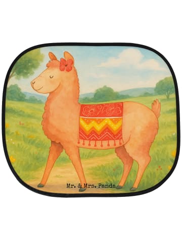 Mr. & Mrs. Panda Sonnenschutz Auto Alpaka Stolz Design ohne Spruch in Weiß