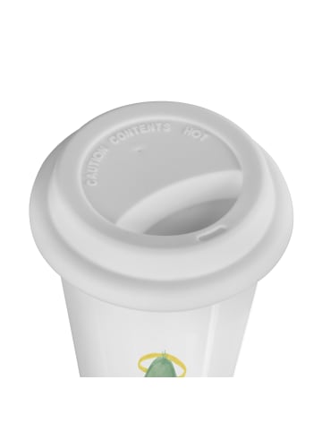 Mr. & Mrs. Panda Thermobecher To Go Kaktus Heilig ohne Spruch in Weiß