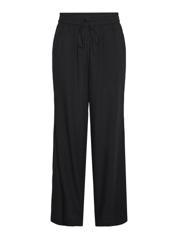 Pieces Hose mit weitem Bein in Black