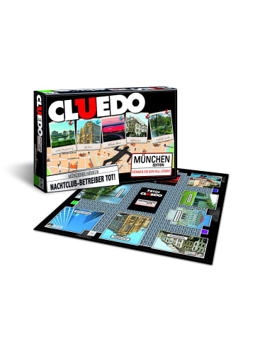 Winning Moves Cluedo München Brettspiel Gesellschaftsspiel in bunt