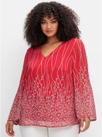 sheego by Joe Browns Tunika in rot-gemustert