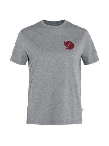 FJÄLLRÄVEN T-Shirt Fox Boxy Logo in grau