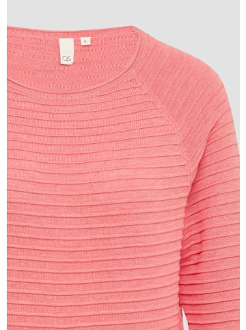 QS Strickpullover langarm in Rot