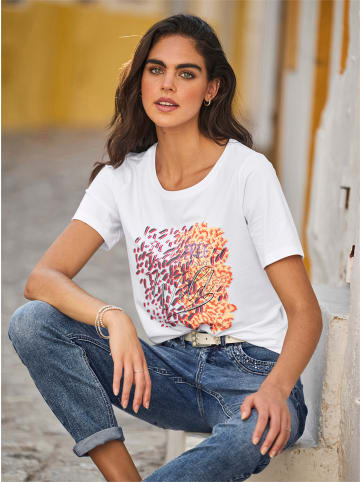 Heine Rundhalsshirt in weiß