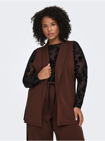 ONLY Carmakoma Weste in Shaved Chocolate