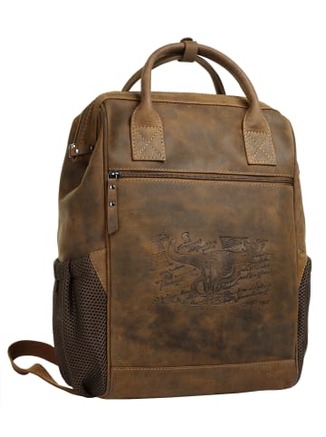 Landleder Rucksack BULL & SNAKE in cognac