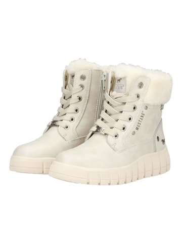 Mustang Stiefelette in Cream
