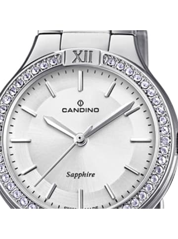 Candino Analog-Armbanduhr Candino Casual silber klein (ca. 30mm)