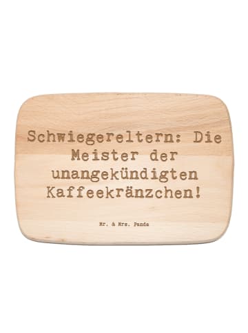 Mr. & Mrs. Panda Holzbrett Spruch Schwiegereltern Meister mit Sp... in Transparent