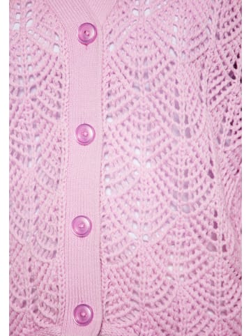 Swirly Damen Cardigan in Pink