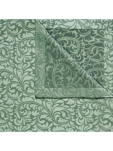 Erwin Müller Jacquard, Baumwollmischung, Gewebt Mitteldecke Hamm in salbei