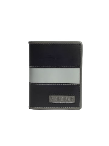 7CLOUDS RFID-Geldbörse Keron 7.1 in black-grey-black