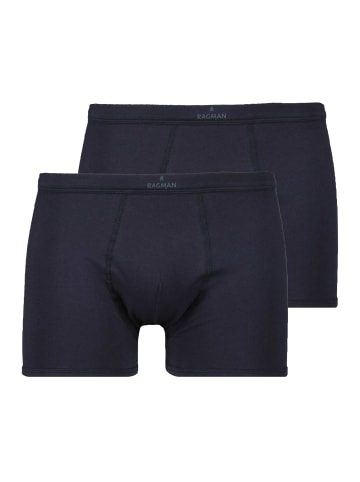 Ragman Boxershort 2er Pack in Dunkelblau