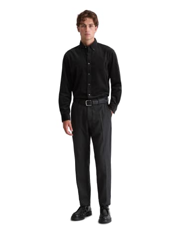 Marc O'Polo Cord-Hemd regular in Schwarz