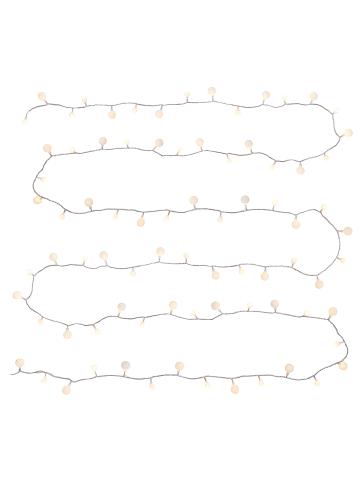 Butlers Outdoorlichterkette SNOW BULBS 6er-Set in Weiß