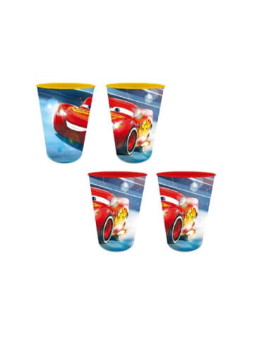 Disney Cars Gläser Disney Trinkbecher 4er Set in Blau