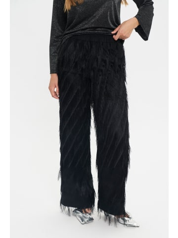 SAINT TROPEZ Casual Hose NancySZ Lockere Passform in Black