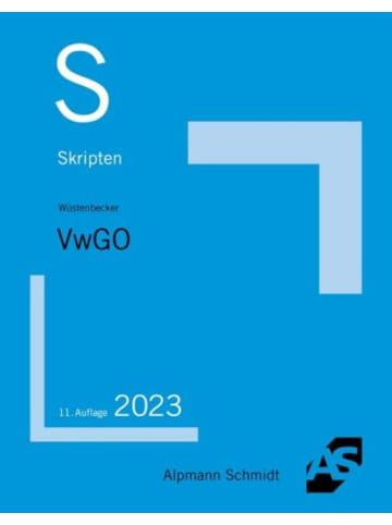 Alpmann und Schmidt Verlag Buch - Skript VwGO
