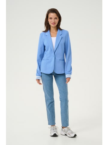 Kaffe Blazer Kinnie in Ebb & FLower/Chalk Stripe