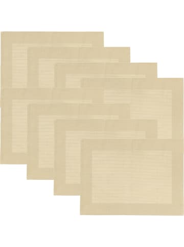 Erwin Müller Tischset 8er-Pack Lissabon in beige