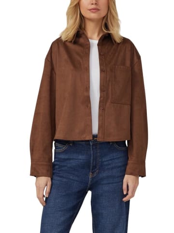 S.OLIVER RED LABEL Langarmbluse in Braun