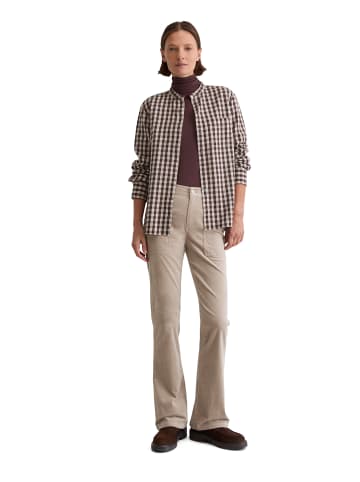 Marc O'Polo Karobluse regular in Dark Brown