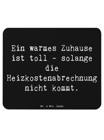 Mr. & Mrs. Panda Maus Pad Spruch Geborgenheit im Zuhause mit Spruch in Schwarz