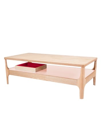 Kayoom Couchtisch Kaffeetisch Addison III Esche in esche - rosa