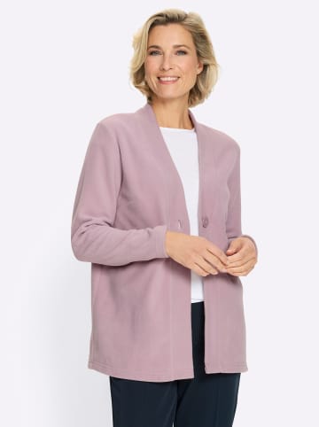 Sieh an! Fleecejacke in mauve