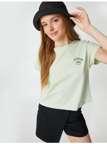 KOTON T-shirt in Minze
