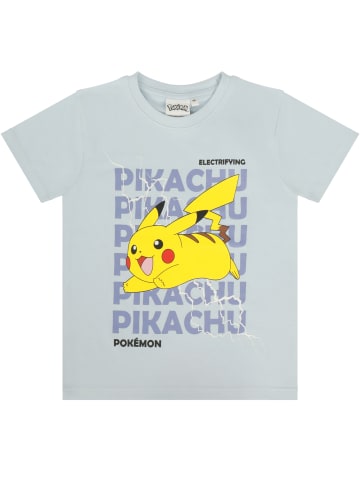 Pokémon Pokemon T-Shirt mit Pikachu Design in grau