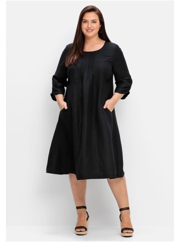 sheego Kleid in schwarz