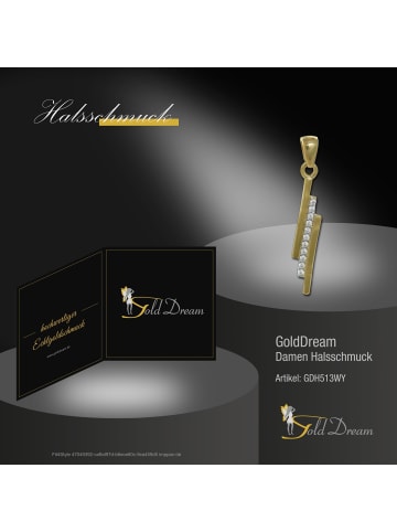 GoldDream Anhänger Gold 333 Gelbgold - 8 Karat Line Kettenanhänger