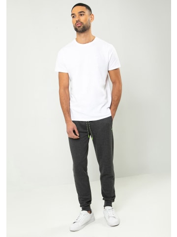 Threadbare Sweathose (2er-Pack) Trifoliate in Black - Charcoal Marl