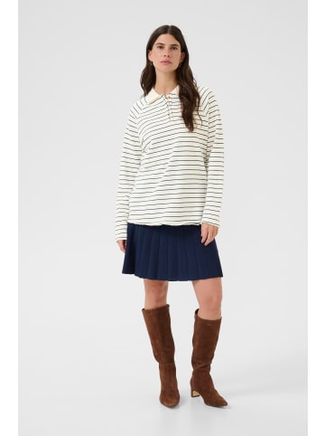 Cream Kurzarm-Bluse CRVerma Loose fit in Whisper Navy Stripe