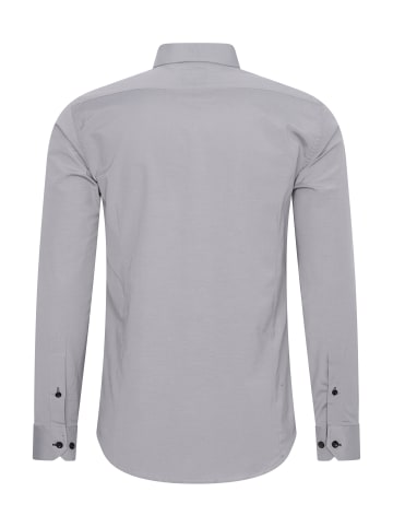 Rusty Neal Business Hemd Slim Fit Premium Cotton-Stretch in Grau