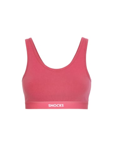 SNOCKS Soft BH aus Bio-Baumwolle Mauve 1 Stück