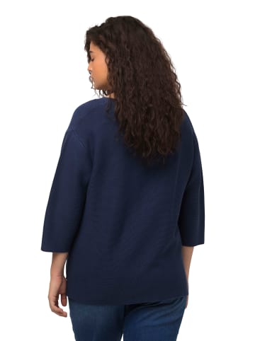 Ulla Popken Pullover in dunkelblau